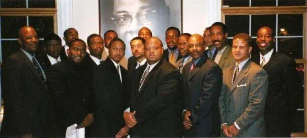 Kappa Chi Brothers at a formal gathering